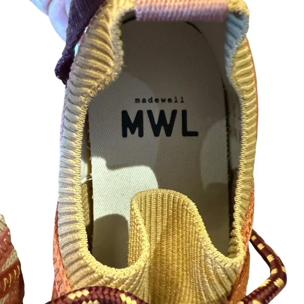 Madewell MWL Women’s 9.5 Tan and Mauve  Sneakers